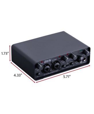 2x2 USB Audio Interface W/Driver, Software & Shield
