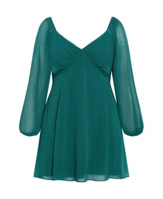 Кокетливое платье с воланами в стиле ГОРОДСКОГО ШИКА больших размеров