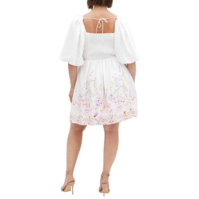 ГОРОДСКОЕ ШИКАРНОЕ платье Mindy Border большого размера Mindy Border