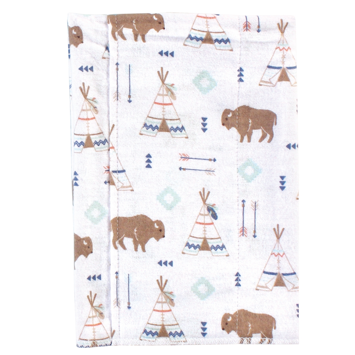 Hudson Baby Boys Soft Flannel Blend Burp Cloth Set