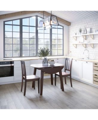 Simplicity Solid Wood Classic Slat Back Dining Chair (Set of 2)