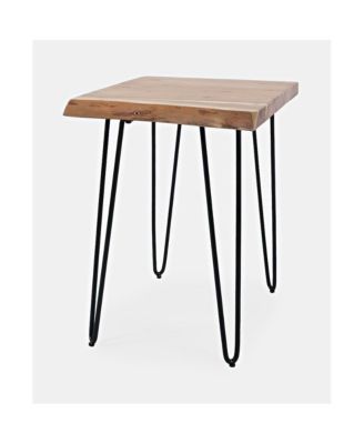 Nature's Edge Solid Acacia Chairside Table