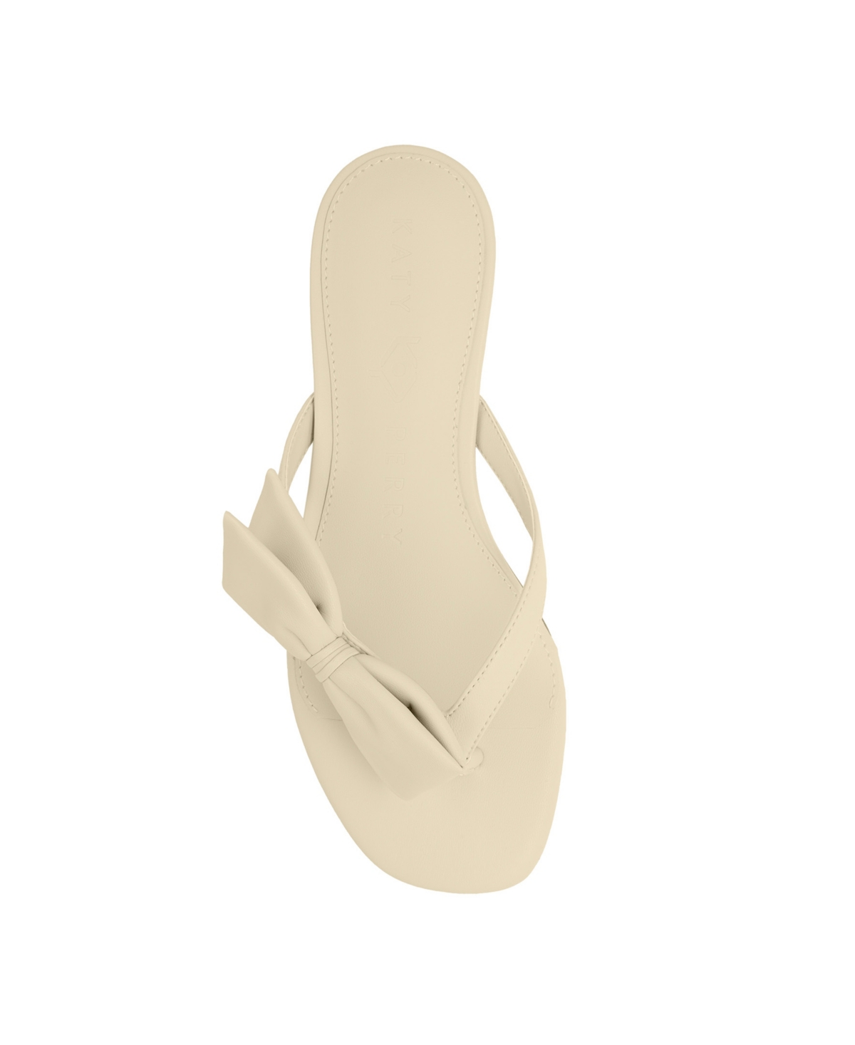 Katy Perry The Halie Bow Flip Flop In Chalk