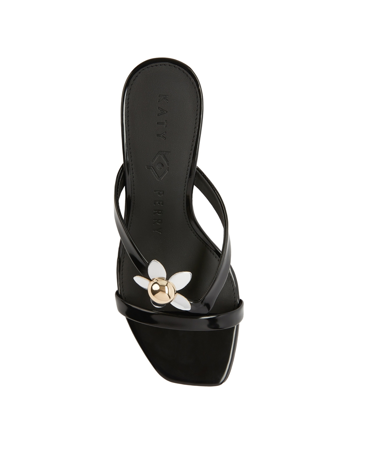 Shop Katy Perry Women's Oceanside Flower Slip-on Sandals In Black