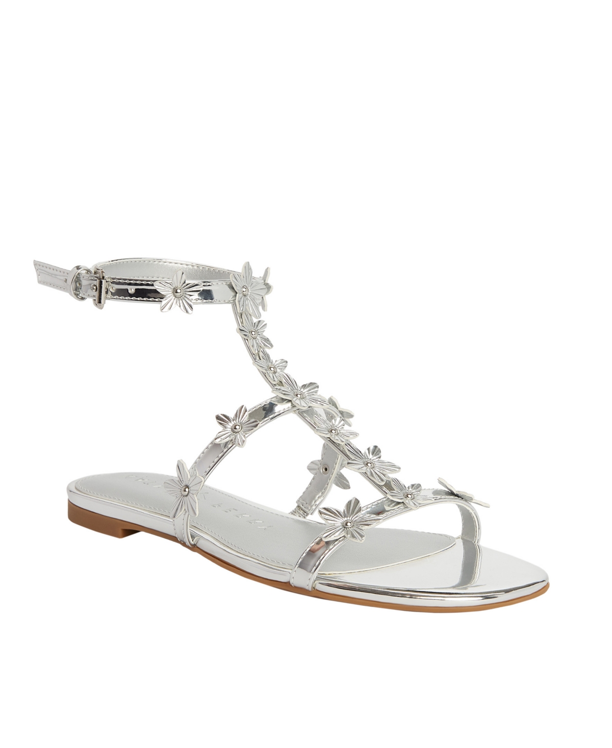 Women's Halie Gladiator Round Toe Sandals - Silver