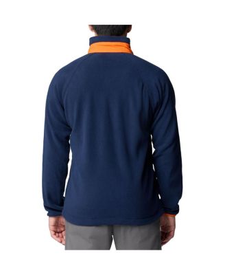 Мужская темно-синяя куртка Columbia Auburn Tigers Flanker IV с флисовым регланом на молнии от Columbia