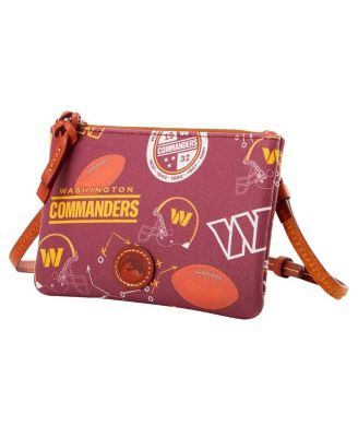 Портмоне Dooney & Bourke Washington Commanders с застежкой-молнией через плечо