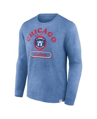 Мужская футболка Fanatics Royal Chicago Cubs Circus Catch с длинным рукавом