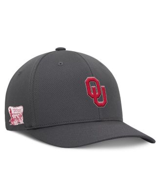 Top of the World - Men's Charcoal Oklahoma Sooners Reflex Logo Flex Hat