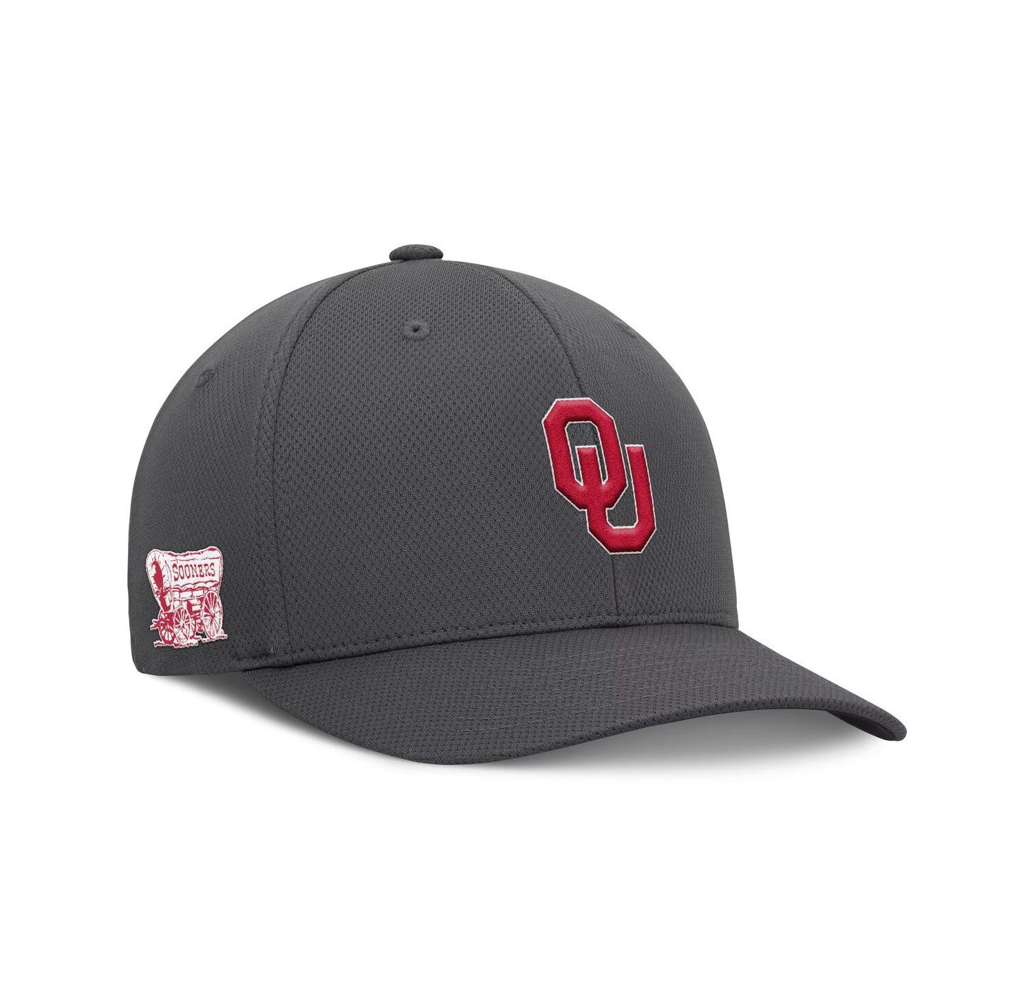 Men's Charcoal Oklahoma Sooners Reflex Logo Flex Hat