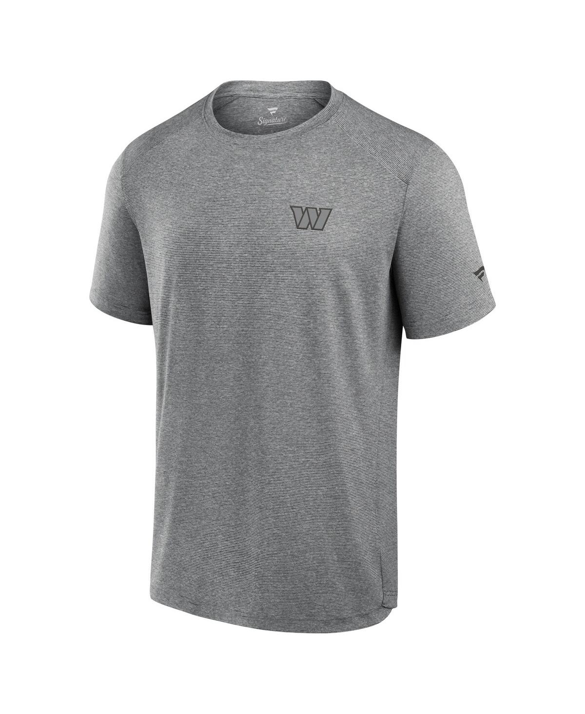 Fanatics Men's Black Washington Commanders Front Office Tech T-shirt In Black