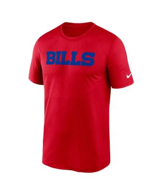 Мужская красная футболка Nike Buffalo Bills Prime Time Legend с надписью Wordmark Performance от Nike