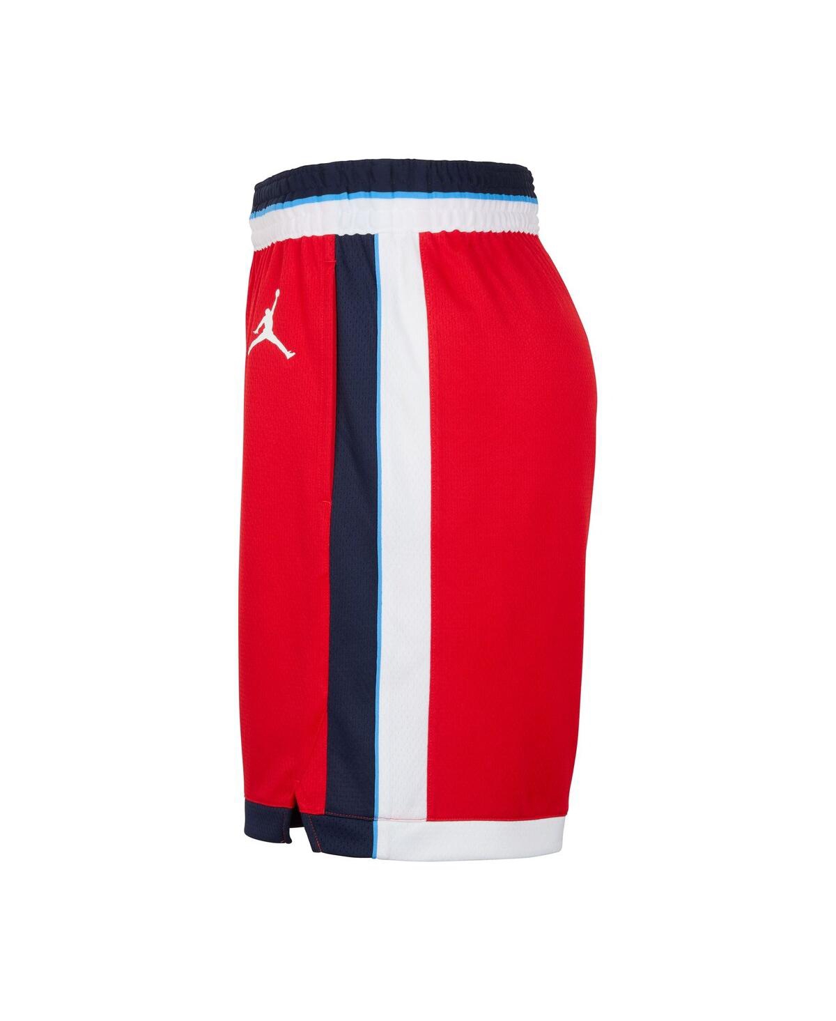 JORDAN MEN'S RED LA CLIPPERS 2024/25 STATEMENT EDITION SWINGMAN PERFORMANCE SHORTS 