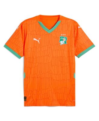 Мужская оранжевая майка Puma Национальной сборной Кот-д'Ивуара 2025, домашняя копия майки