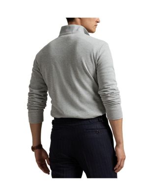 Поло Ральф Лорен мужские вереска серый Нью-Йорк Янкиз имущества четверть молнии толстовка