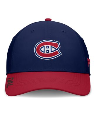 Мужская темно-красная кепка Fanatics от Montreal Canadiens Authentic Pro Rink Flex