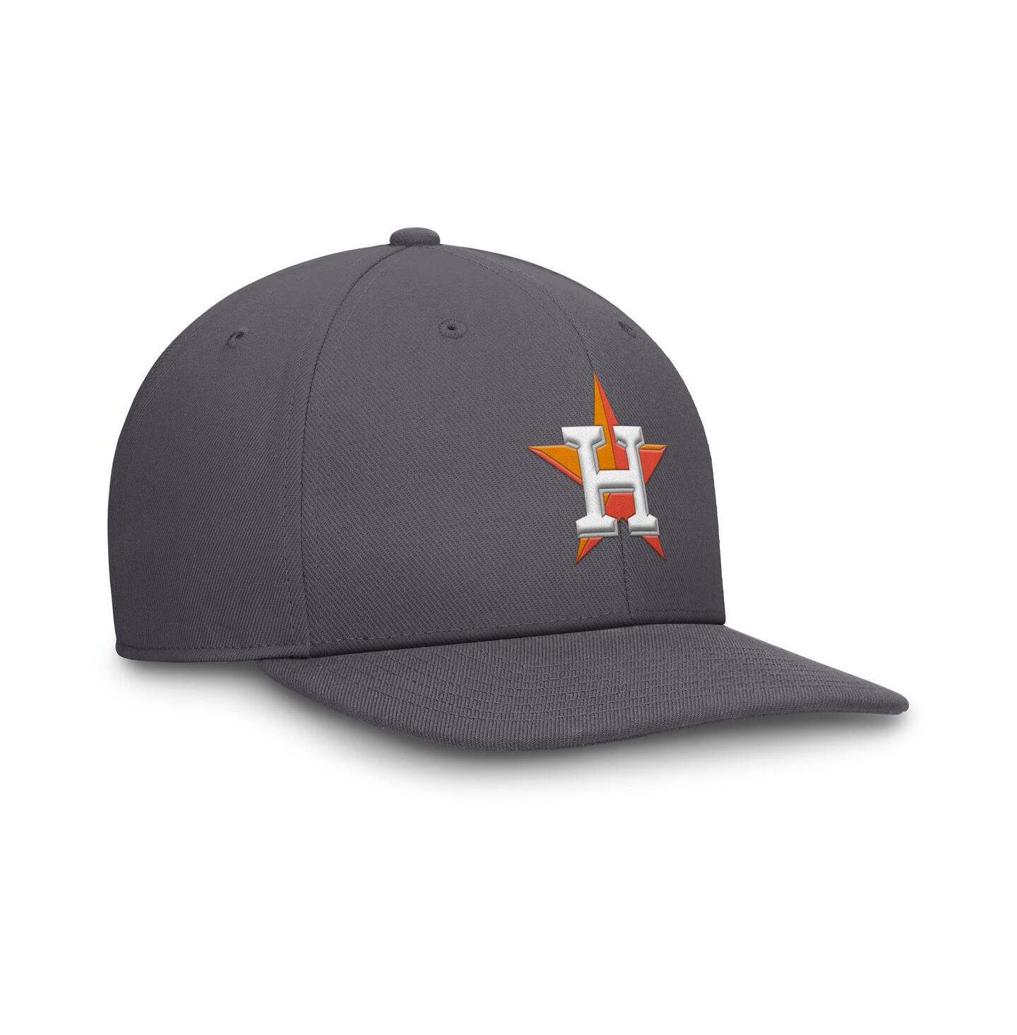 Мужская кепка Nike Gray Houston Astros Pro Performance Snapback Hat — фото 3