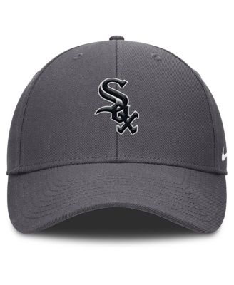 Мужская серая кепка Nike с регулируемой посадкой для клуба Chicago White Sox Club Performance
