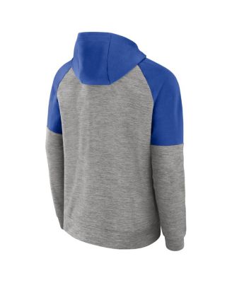 Мужская толстовка Jordan's Heather Grey Florida Gators Fitness Raglan Performance с капюшоном на молнии