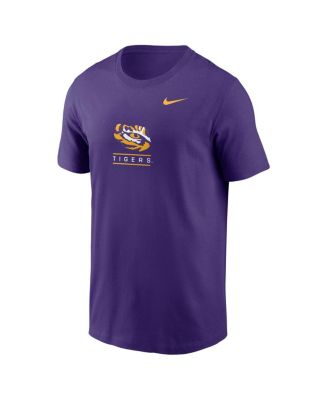 Мужская фиолетовая футболка Nike LSU Tigers 2-Хит продаж