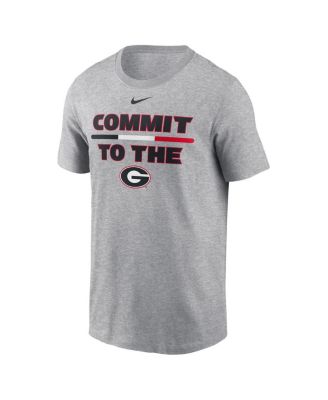 Мужская футболка Nike Heather Gray Georgia Bulldogs DNA Lockup от Nike