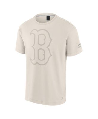 Мужская кремовая футболка Fanatics Boston Red Sox Elements культового цвета