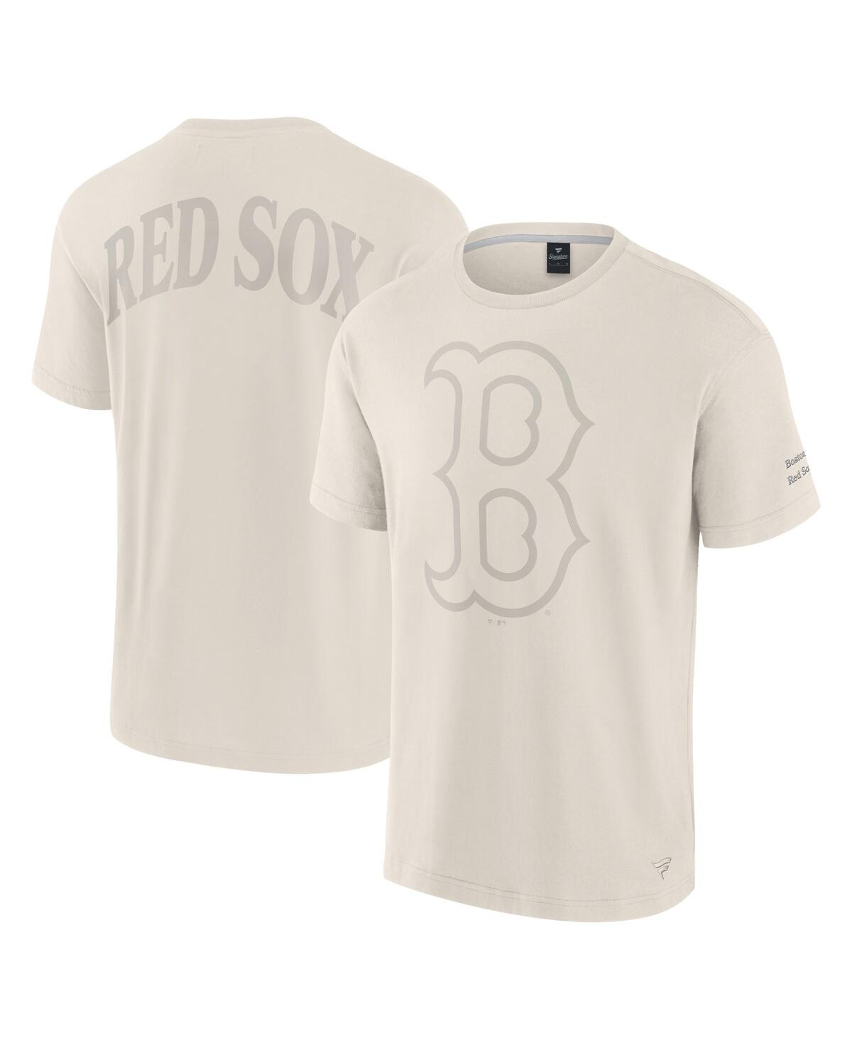 Fanatics Men's Cream Boston Red Sox Elements Iconic T-shirt In Cream
