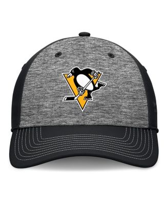 Фанатики мужской серый/черный Питтсбург Пингвинз фундаментальных верхней полке 2-тон гибкий шляпа