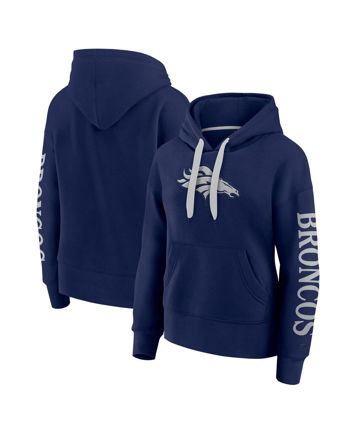 Fanatics Women's Navy Denver Broncos Elements Next Pullover Hoodie In Navy