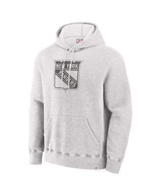 Мужская толстовка-пуловер Fanatics кремового цвета New York Rangers Made in Canada с капюшоном