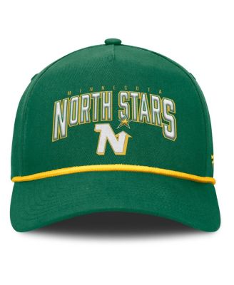 Мужская шляпа Fanatics из коллекции Kelly Green Minnesota North Stars Decades с А-образным вырезом и регулируемой по длине веревкой