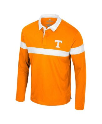 Мужское поло Colosseum Tennessee Orange Tennessee Volunteers Слишком крутое для школьного поло с длинным рукавом