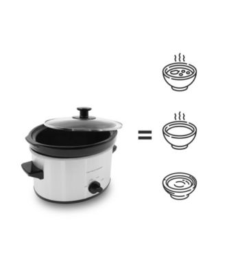 2 Quart Oval Stainless Steel Slow Cooker