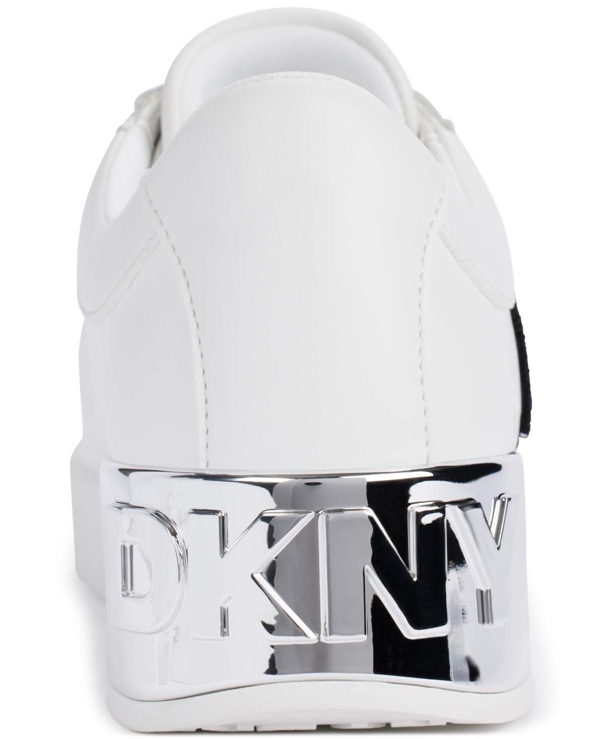 Dkny Women's Maben Varsity Lace-up Sneakers In White