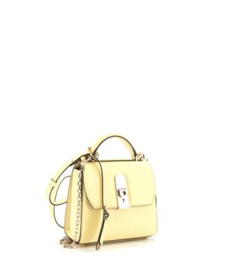 Pre-Owned Salvatore Ferragamo Small Boxyz Top Handle Bag Leather