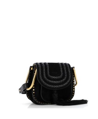 Бывшая в употреблении мини-сумочка Chloe Hudson из замши с отстрочкой