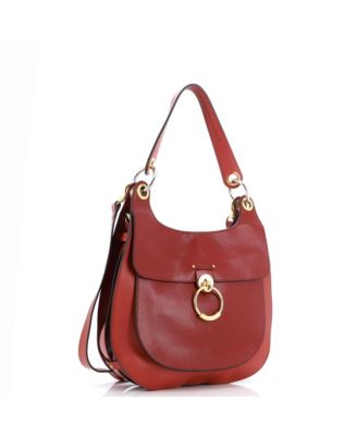 Бывшие в употреблении кожаные босоножки Chloe Small Tess Hobo