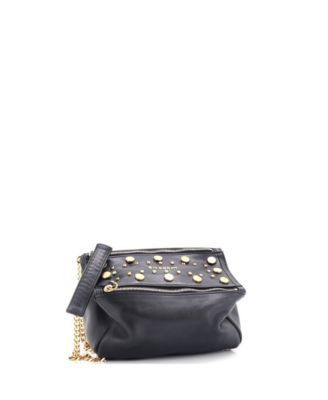 Pre-Owned Givenchy Mini Pandora Bag Studded Leather 94590₽