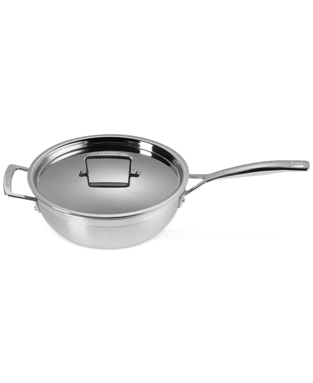 Le Creuset Classic Stainless Steel Round Chefs Pan, 3.5 Qt. In Stainless Steel