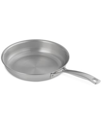 Classic Stainless Steel Round Frying Pan, 9.5"