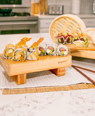 Bamboo 2-Pc. Sushi Serving Tray Set