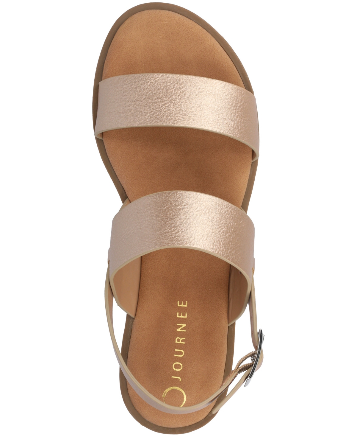 Journee Collection Lavine Slingback Sandal In Champagne