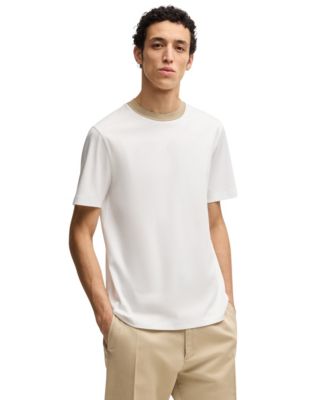 Men's Collar Stripe Slim-Fit T-Shirt