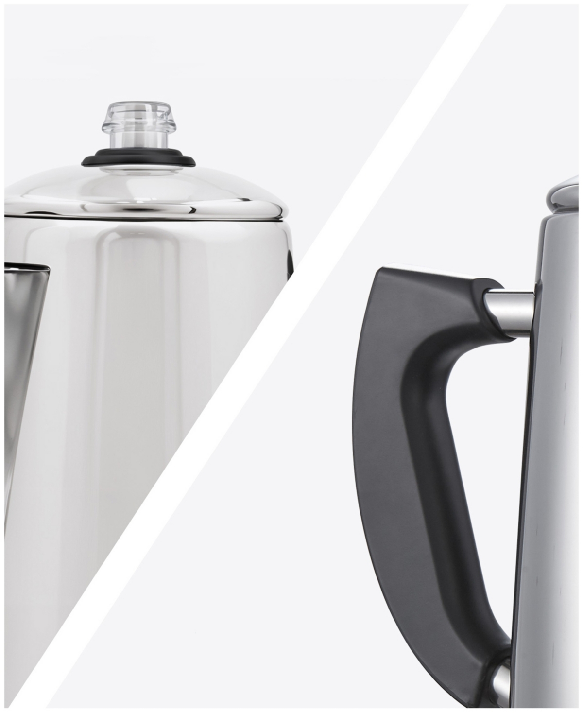 Elite Cuisine 12-cup Electric Coffee Percolator In Stainless Steel