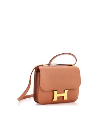 Pre-Owned HERMS 18 Constance NM Bag Chevre Mysore 2034590₽