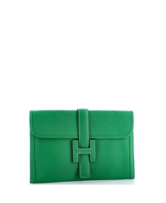 Подержанный клатч HERMÉS PM Jige Clutch Epsom