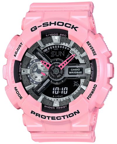 G-Shock Women's Analog-Digital Pink Bracelet Watch 49x46mm GMAS110MP-4A2