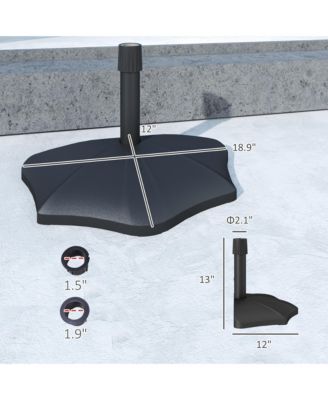 Patio Umbrella Base 26 lbs Umbrella Sd for 1.5"/1.9",