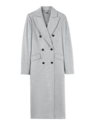 Женское кашемировое длинное пальто с отворотом из кашемира Gobi Cashmere