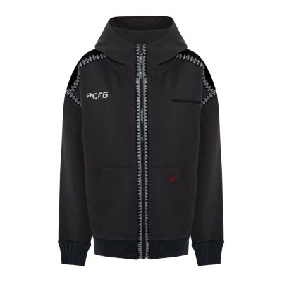 Мужская толстовка с капюшоном на молнии сшитая крючком PCFG PCFG 82890₽